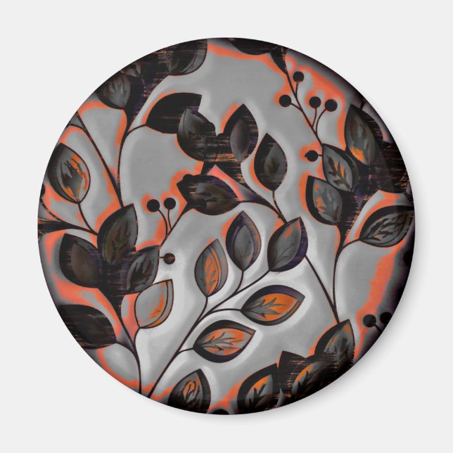 Imã Flor de Madeira (Frente)