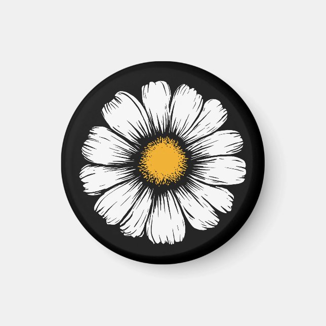Imã Flor de Margarida (Frente)