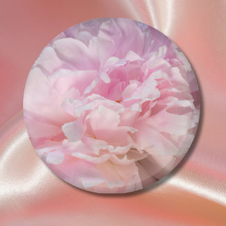 Imã Flor de Peônia Rosa