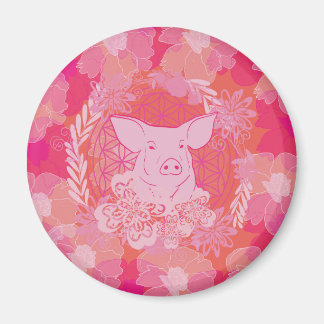 Imã Flor de PiG da vida