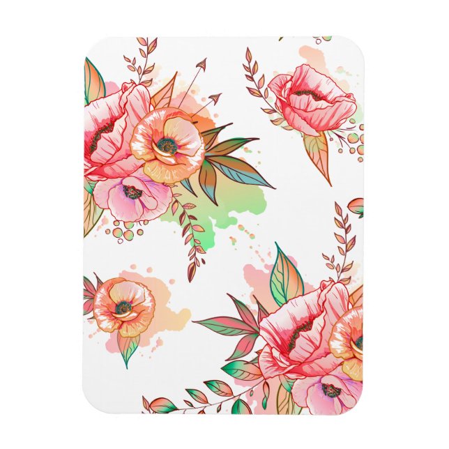 Ímã Flor de primavera (Vertical)