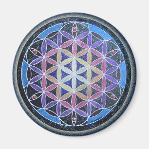Imã Flor de Vida Mandela Magnet