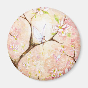 Imã Flor de Vista Rosa