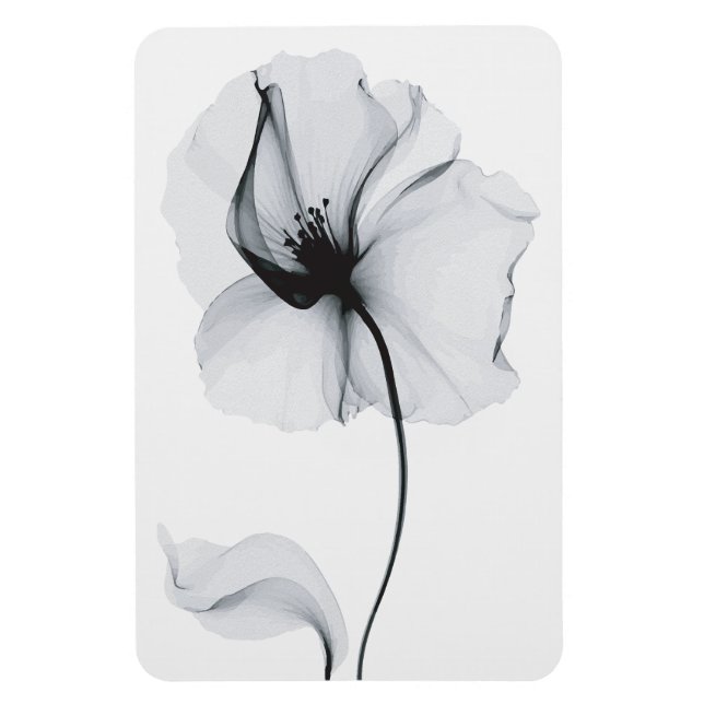 Ímã Flor Deslumbrante: Reflexo Radiante da Natureza (Vertical)