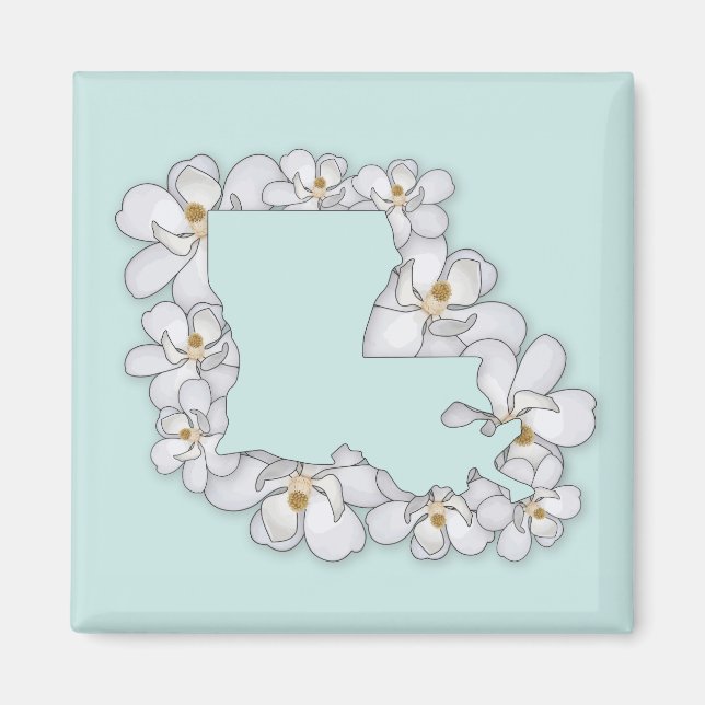 Imã Flor do Estado da Louisiana (Frente)