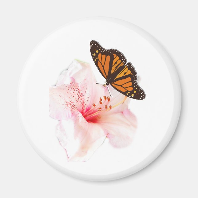 Imã flor e borboleta (Frente)