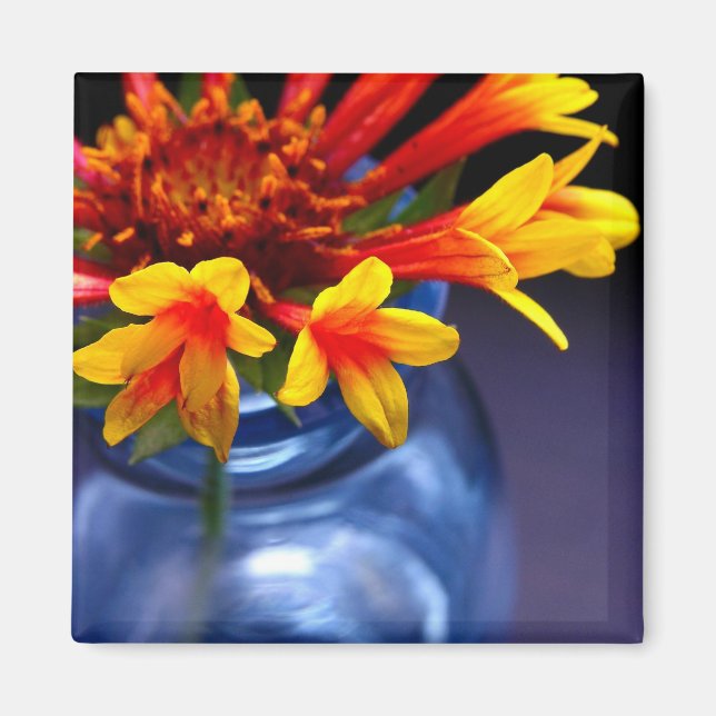 Imã Flor em Vase (Frente)