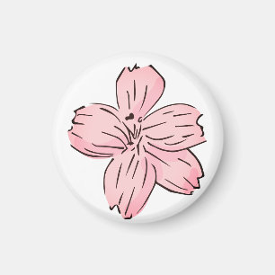 Imã Flor,flor rosa