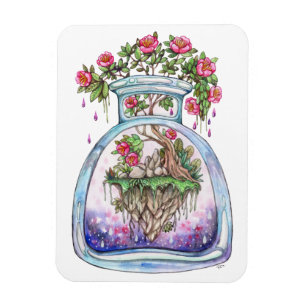 Ímã Flor flutuante