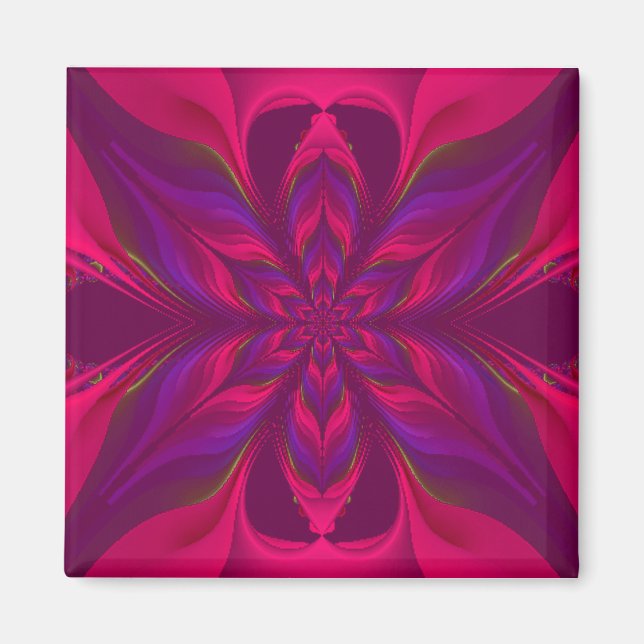 Imã Flor Fractal Magnet (Frente)
