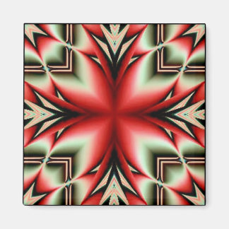 Imã flor geo tribal