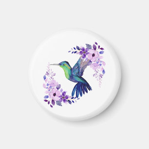 Imã Flor Hummingbird Magnet