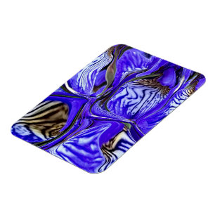 Ímã Flor Íris Roxo Flexível