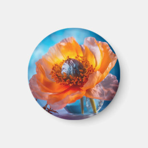 Imã Flor Laranja