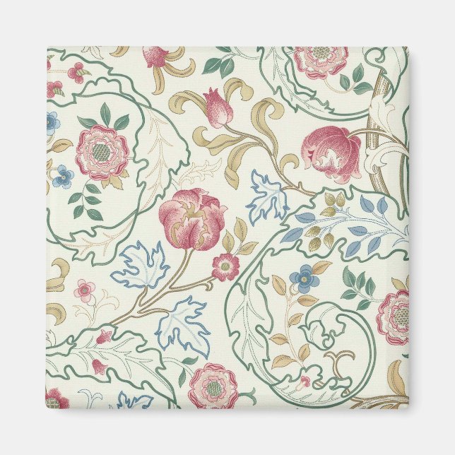 Imã Flor, Padrão Floral, William Morris (Frente)