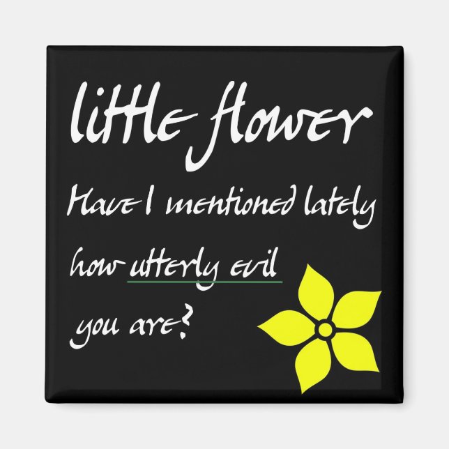 Imã flor pequena (Frente)