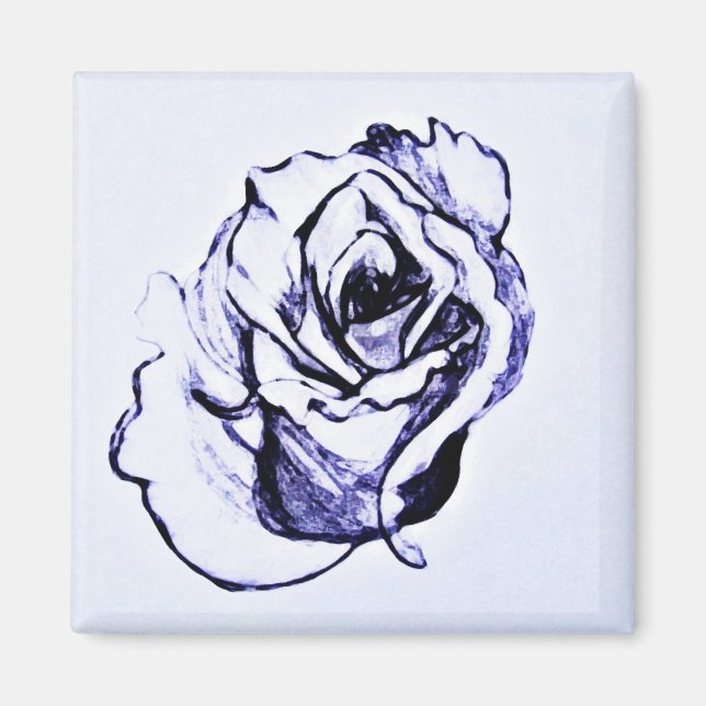 Imã Flor rosa (Frente)