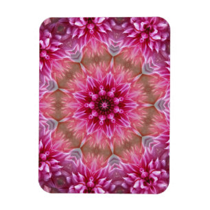 Ímã Flor rosa Caleidoscópio Mandala- 43895