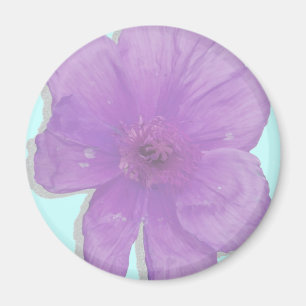 Imã Flor Roxo/ PopArt