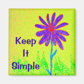Imã Flor Selvagem Mantenha Simples