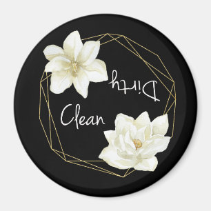 Imã Flor suja limpa da magnólia da máquina de lavar