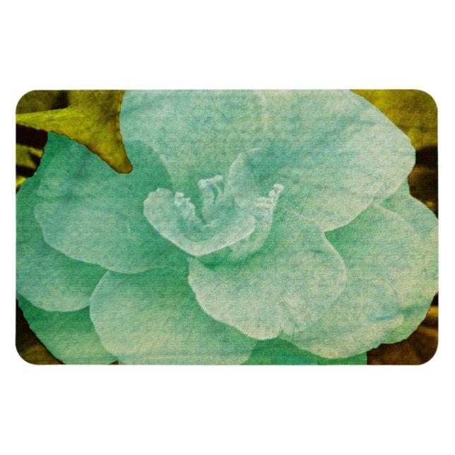 Ímã Flor texturizada por Shirley Taylor (Horizontal)