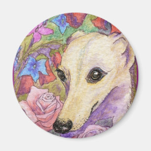 Imã Flor tímida Whippet