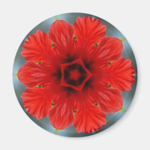 Imã Flor Vermelha