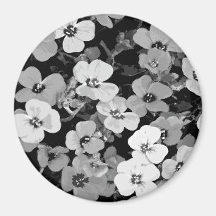 Imã Flor Vermelha de Cores Aquáticas 2
