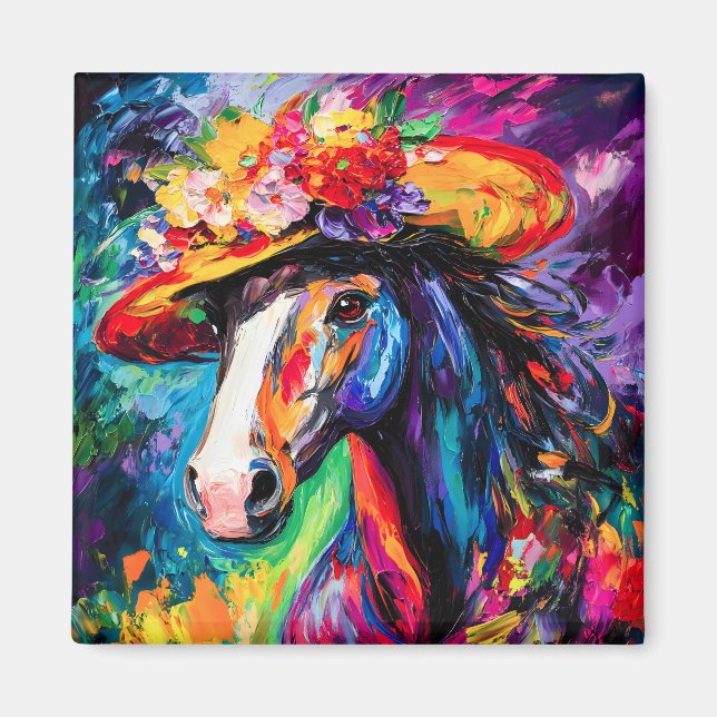Imã Floral Blooming Stallion (Frente)