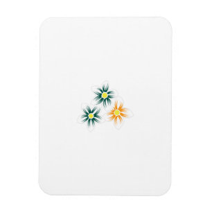 Ímã Floral Charme Vibrante Presente de Decoraç