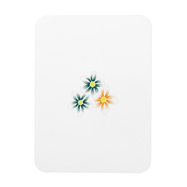 Ímã Floral | Charme Vibrante | Presente de Decoraç (Vertical)