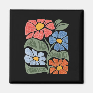 Imã Floral Chinga La Migra Antigelo Vintage Abolição I