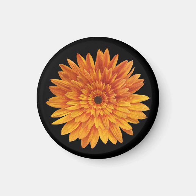 Imã floral de girassol de tendência (Frente)
