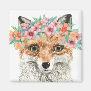 Imã Floral Fox