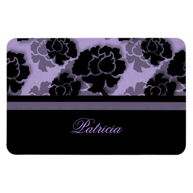 Ímã Floral Grungy Flexi Magnet, Lilac (Horizontal)
