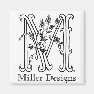 Imã Floral M: Miller Design Magnet