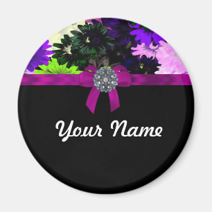 Imã Floral multicolor
