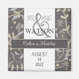 Imã Floral Sprigs Inspirividade Moderna Elegância Simp