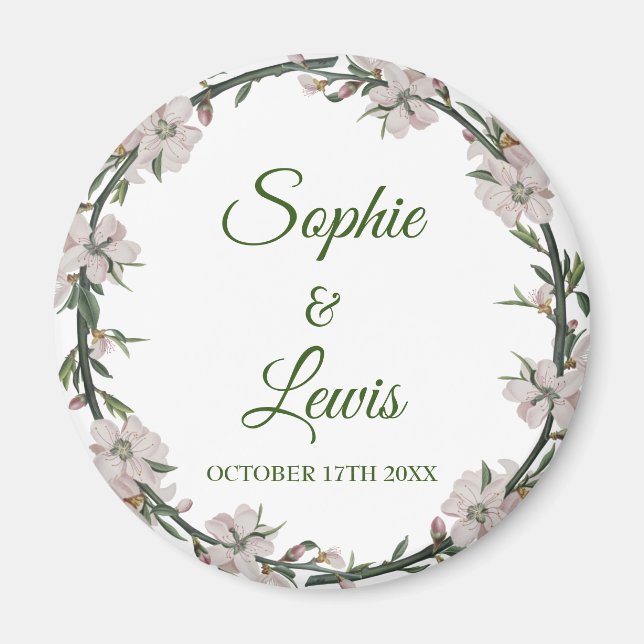 Imã Floral Wreath (Frente)