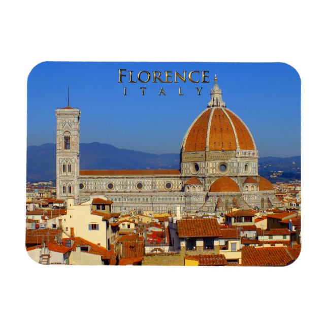 Ímã Florença - Papais noeis Maria del Fiore (Horizontal)