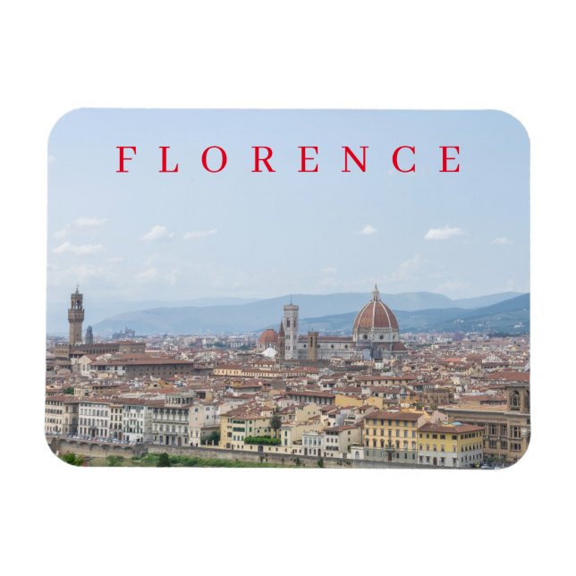 Ímã Florença vista pelo imã Piazzale Michelangelo (Horizontal)