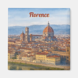 Imã Florence Aquarela Silhueta
