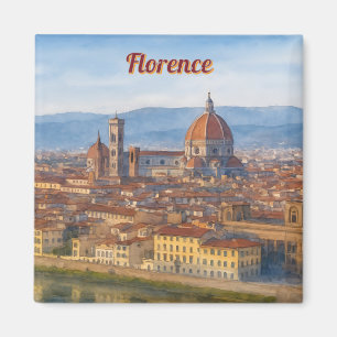 Imã Florence Aquarela Silhueta