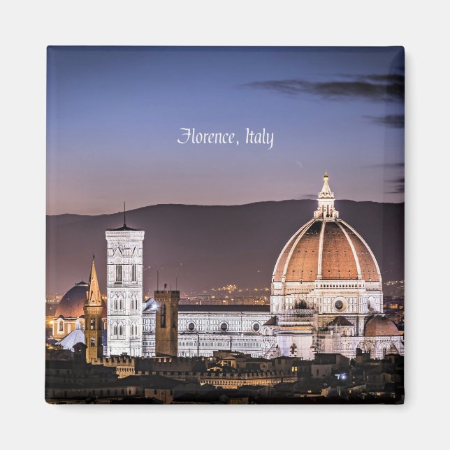 Imã Florence, fotografia de paisagem urbana da Itália (Frente)