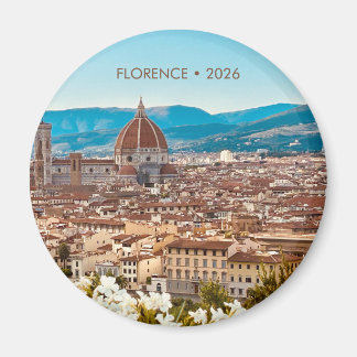 Imã Florence Itália Lembrança de Viagem Foto Ímã de Ge