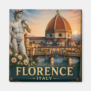 Imã Florence Itália Presente de Férias para Viajantes