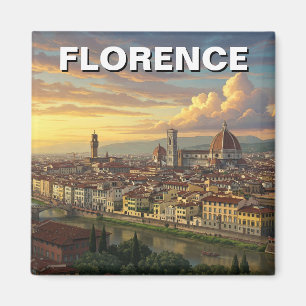 Imã Florence Itália Skyline Viagem
