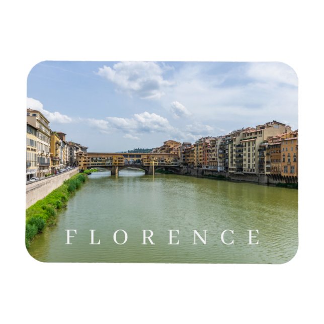 Ímã Florence Ponte Vecchio imã de geladeira (Horizontal)