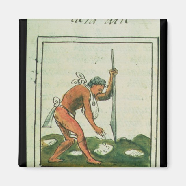 Imã Florentine Codex" por Bernardino de Sahagun (Frente)